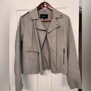 BNCI Women's Light Gray Bomber Jacket